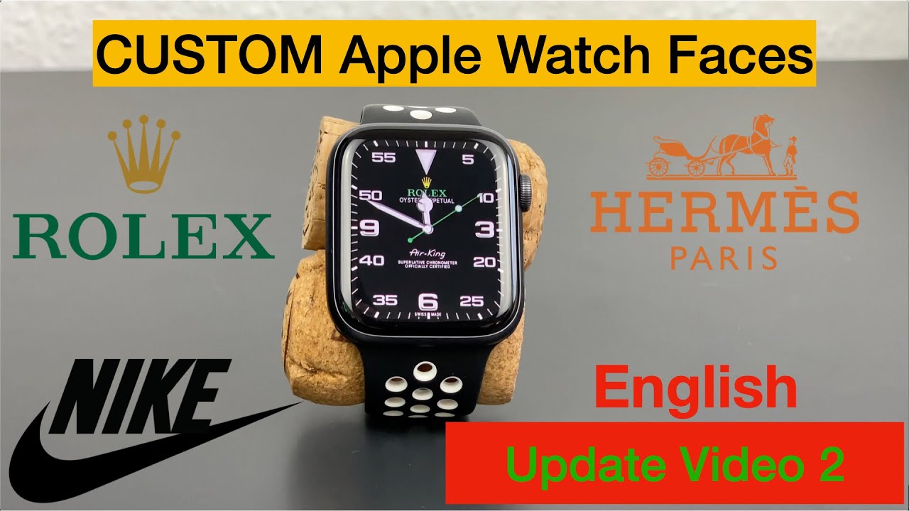 Custom Watch Faces on Apple Watch ! Version - YouTube
