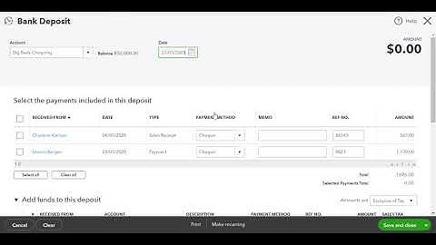 Student Tutorials Chapter 3: Record Deposits