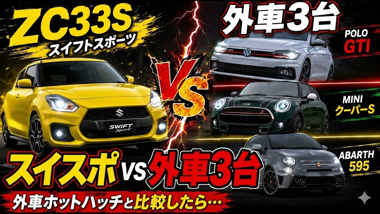 Comparing the ZC33S Swift Sport with Foreign Hot Hatches! - YouTube