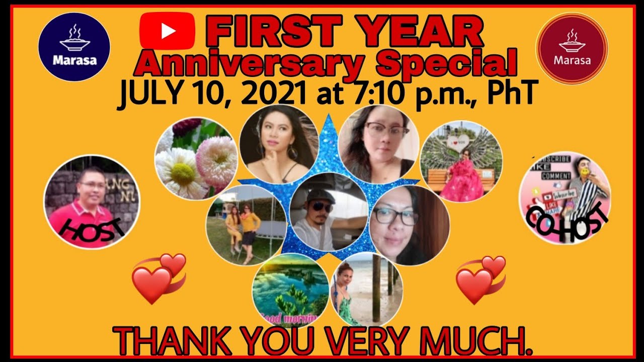 First Year Anniversary Special | Thank You To My Stars - YouTube