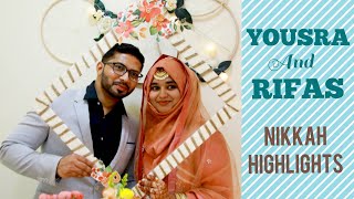 YOUSRA & RIFAS Nikkah Highlights | Muslim Wedding Qatar | Lockdown Wedding - 2020 | زواج في قطر