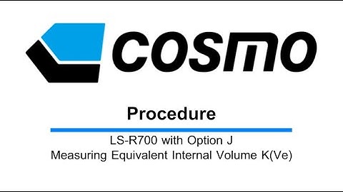 LS-R700 with Option J Measuring Equivalent Internal Volume K(Ve)