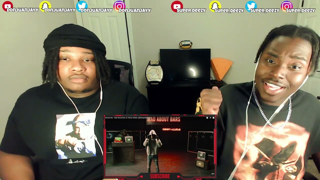 LEAVE HIM ALONE!!! BLOODLINE Reacts to Booter Bee - Mad About Bars w/ Kenny Allstar