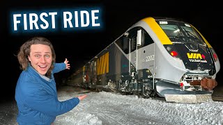 EXCLUSIVE: First Ride on Canada's NEW TRAINS with @viarailcanada screenshot 3