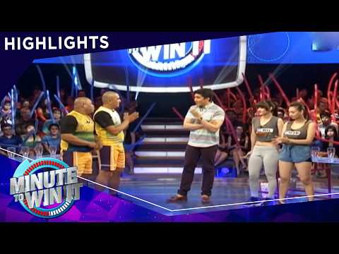 RR and Rufa Mi beat Tita Chris and Chico in four straight games | Minute To Win It