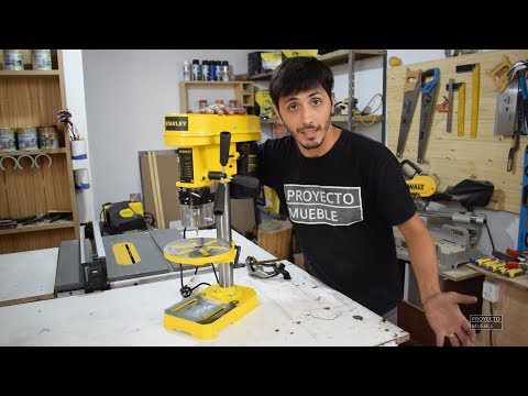 TALADRO DE BANCO STANLEY! - UNBOXING - PROYECTO MUEBLE