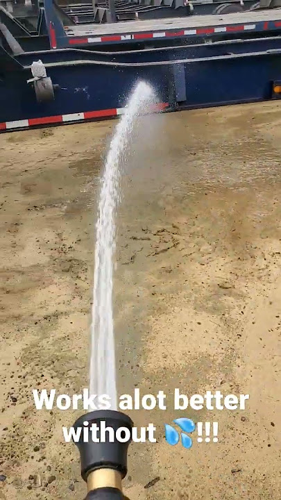 Gas burns better than water!  Logging crew waterlogged pump!