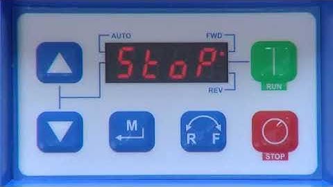 SMV - Setting up forward reverse operation