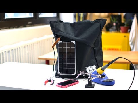 Solar Charging Handbag Solar Charging Handbag