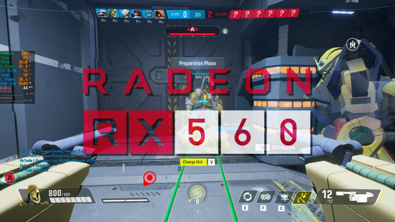 GUNDAM EVOLUTION | RX 560 4gb + i5-4570