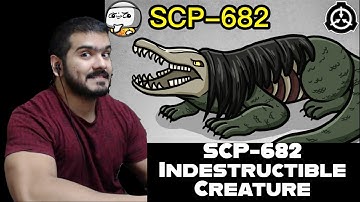 SCP-682 Indestructible Creature (SCP Animated) by TheRubber reaction