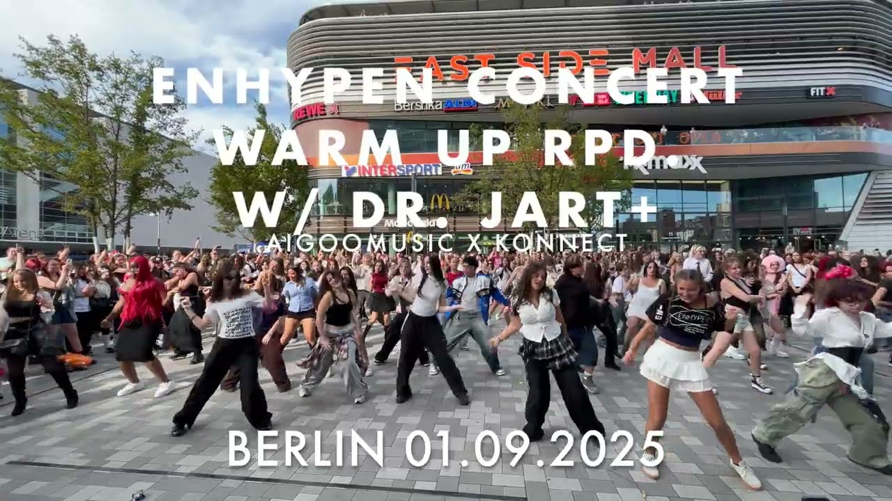 ✨ ENHYPEN Concert Berlin Warm-Up | KPOP Random Dance Part 1 (Empowered by Dr.Jart+)