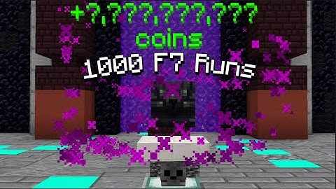 How I made 7 BILLION COINS from Floor 7… (Hypixel Skyblock)