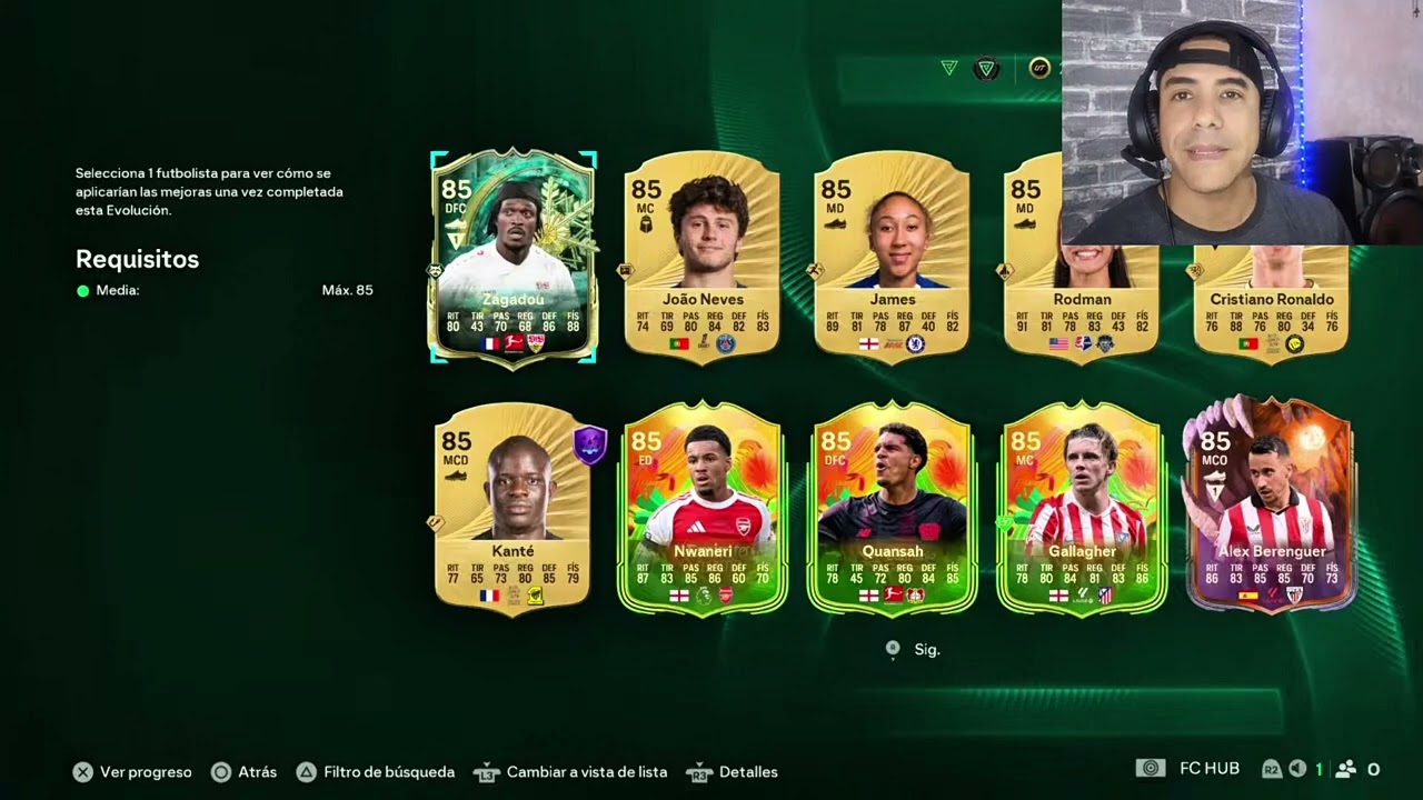 Nueva EVO de STAT 99 para GULLIT y MUCHO CUIDADO con este SBC TIME WARP!!
