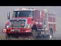 Pre Arrival: Firefighters Battle a Large Wind-Driven Grass Fire in North Sacramento CA