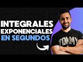 🎯 Resuelve CUALQUIER INTEGRAL EXPONENCIAL en SEGUNDOS 😱 | Paso a Paso ✅