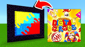 How To Make A Portal To THE AMAZING DIGITAL CIRCUS Dimension in Minecraft PE