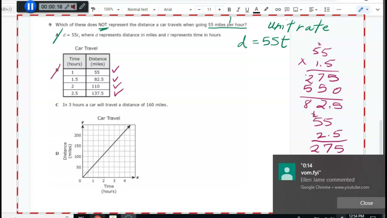 constant rates of change practice and problem solving d