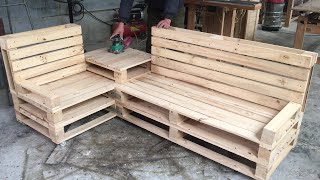 The Idea of Wooden Pallets Makes Your Garden Come Alive - Set of Pallet Chairs for Your Garden