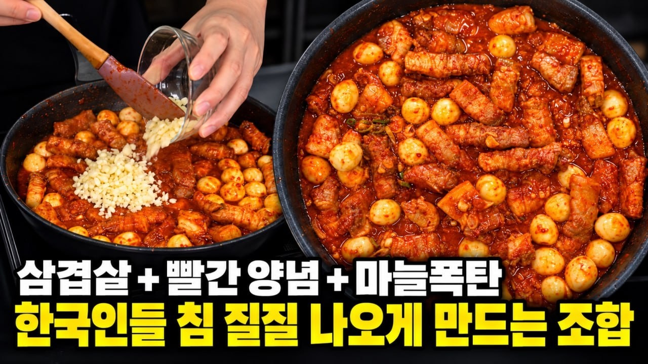 양념까지 싹싹 긁어서 볶음밥 해 먹었습니다!
