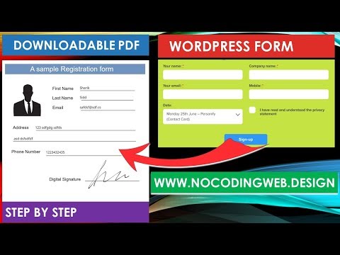 [free] Creating PDF from a WordPress form - Step by Step Tutorial