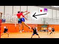 【バレーボール】空中姿勢が半端ないインナースパイク