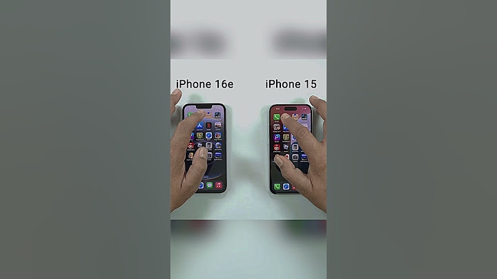 iPhone 15 Vs iPhone 16e Speed Test !!