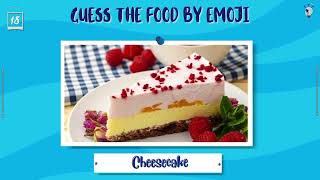 Guess The Food By Emoji 🍔| Guess The Food By Emoji Challenge