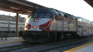 Caltrain Mp36 Baby Bullet 928 Departs San Jose