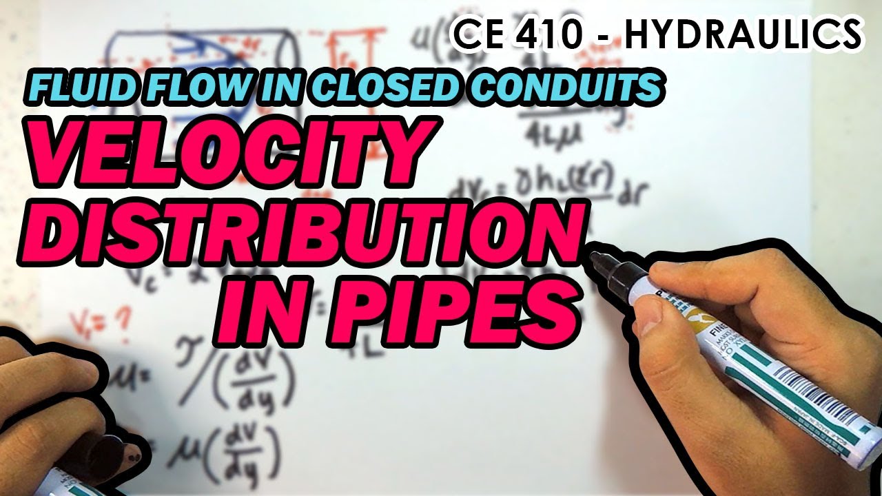 Velocity Distribution in Pipes Fluid Flow in Closed Conduits