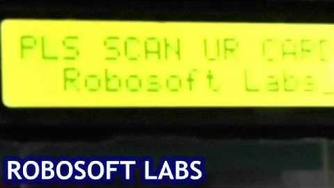 RFID Based Security System/Lock : Robosoft LABS (DIY KIT)