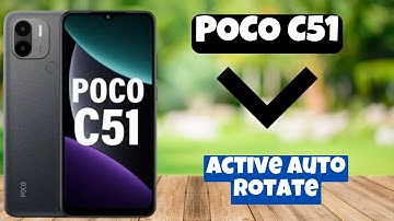 Active Auto Rotate || How to active auto rotation || Auto rotation settings POCO C51