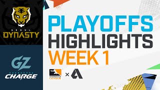 Akshon Highlights | Round 3B | Seoul Dynasty vs Guangzhou Charge | Playoffs Week 1 | APAC Day 3