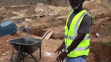 Building in Ghana; How Ground Improvements  is Done on Wetland | Foundation construction
