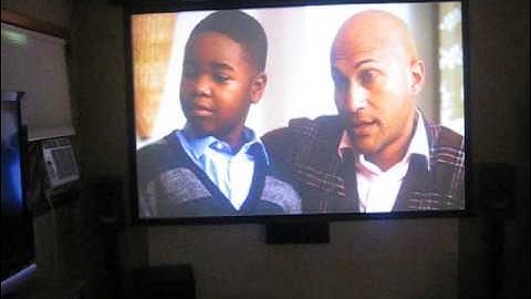 NEC NP-260w home theater projector set up