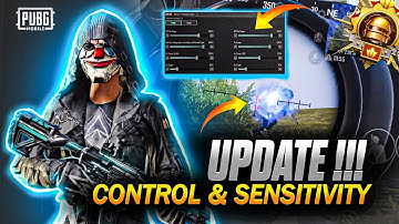 PUBG 3.5 Update 🔥 Best Sensitivity Code & 4 Fingers Control Settings | BGMI / Pubg Mobile 2024