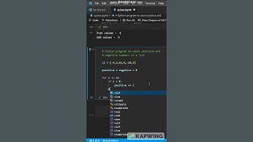 Count Negative and Positive Values in List #python