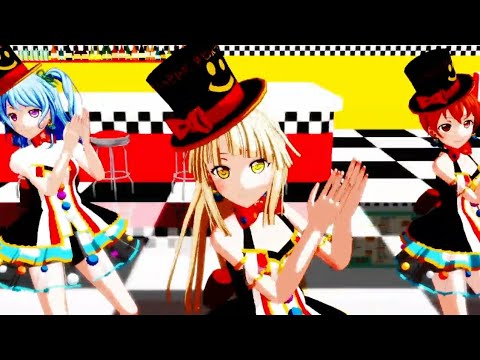 [MMD Bang Dream!] Alien Alien by Hello Happy World,Hagumi And kanon