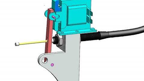 Clutch actuator solenoid motion