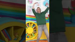 Derek dances the Bubble Dance in the Milkshake! Studio