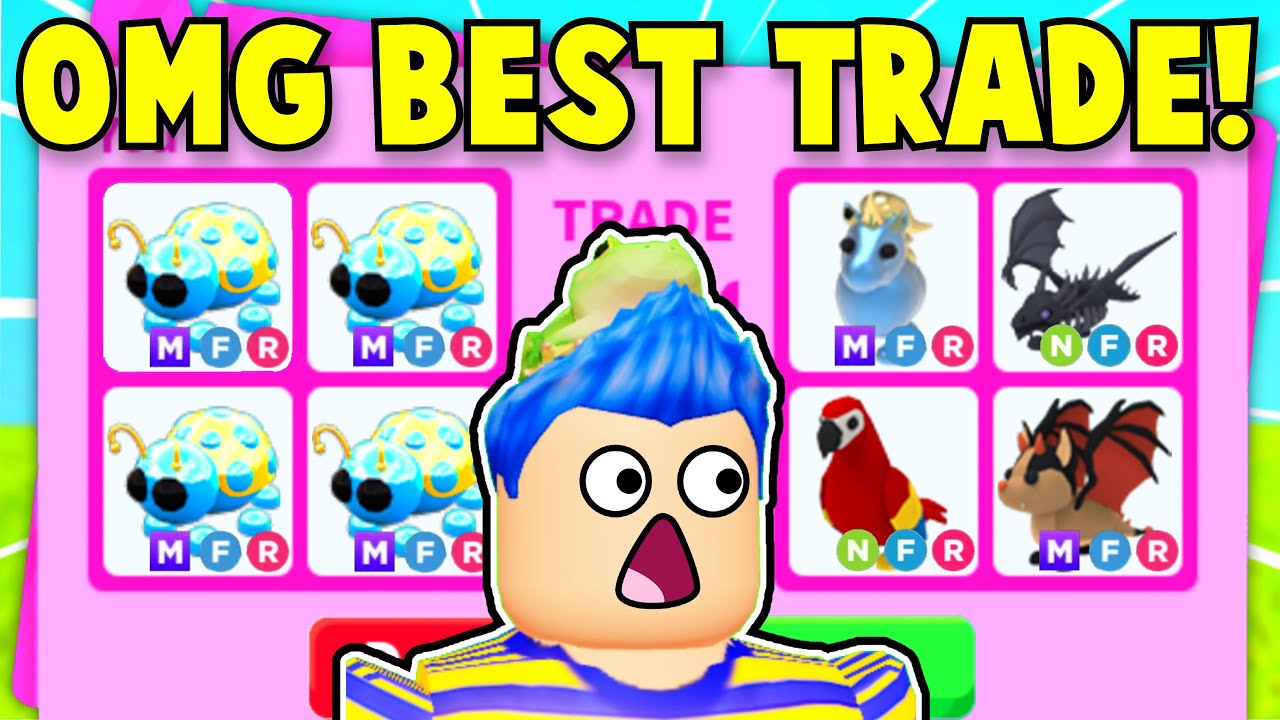 POOR NOOB Trading *MEGA NEON GUARDIAN LION* In RICH-ONLY VIP Adopt Me Server!!  TRADE PROOFS (Roblox) 