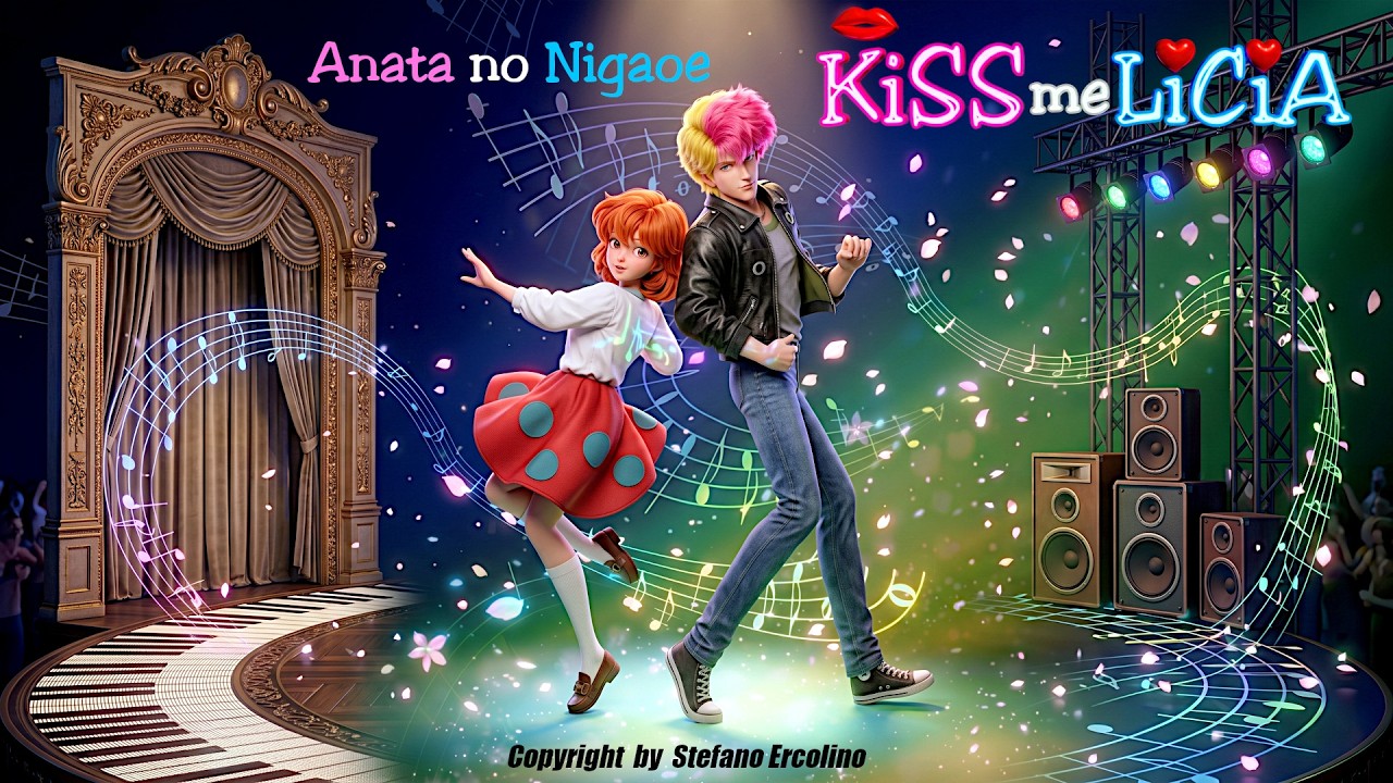 ANATA NO NIGAOE (Aishite Knight Cover) Kiss me Licia Video Cartoon