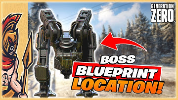 Boss Blueprint Location | Generation Zero  Collectable Guide