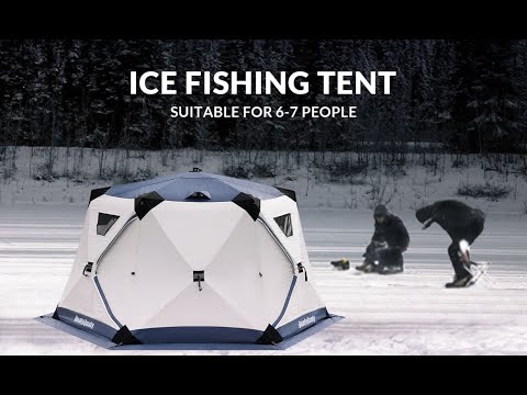 QualyQualy Insulated Ice Fishing Tent 