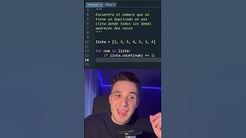 Encuentra el Número Único en una Lista con Python