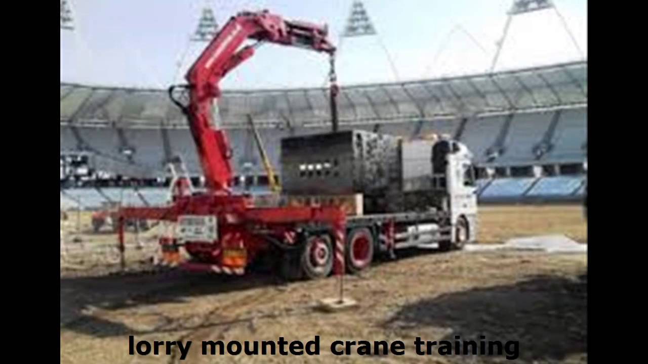 lorry mounted crane training YouTube