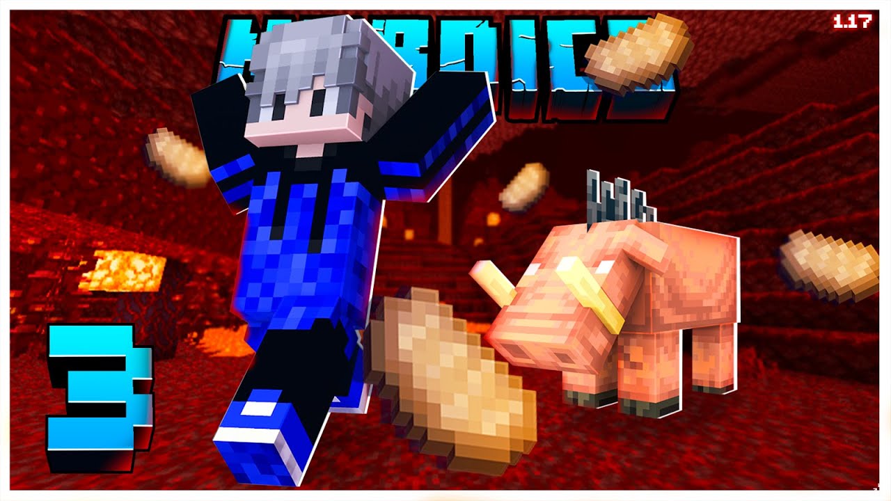 A FARM de HOGLIN MAIS FÁCIL do MUNDO!│ Minecraft Nórdico - 3