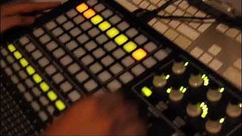 Akai APC40 in action with G-Force