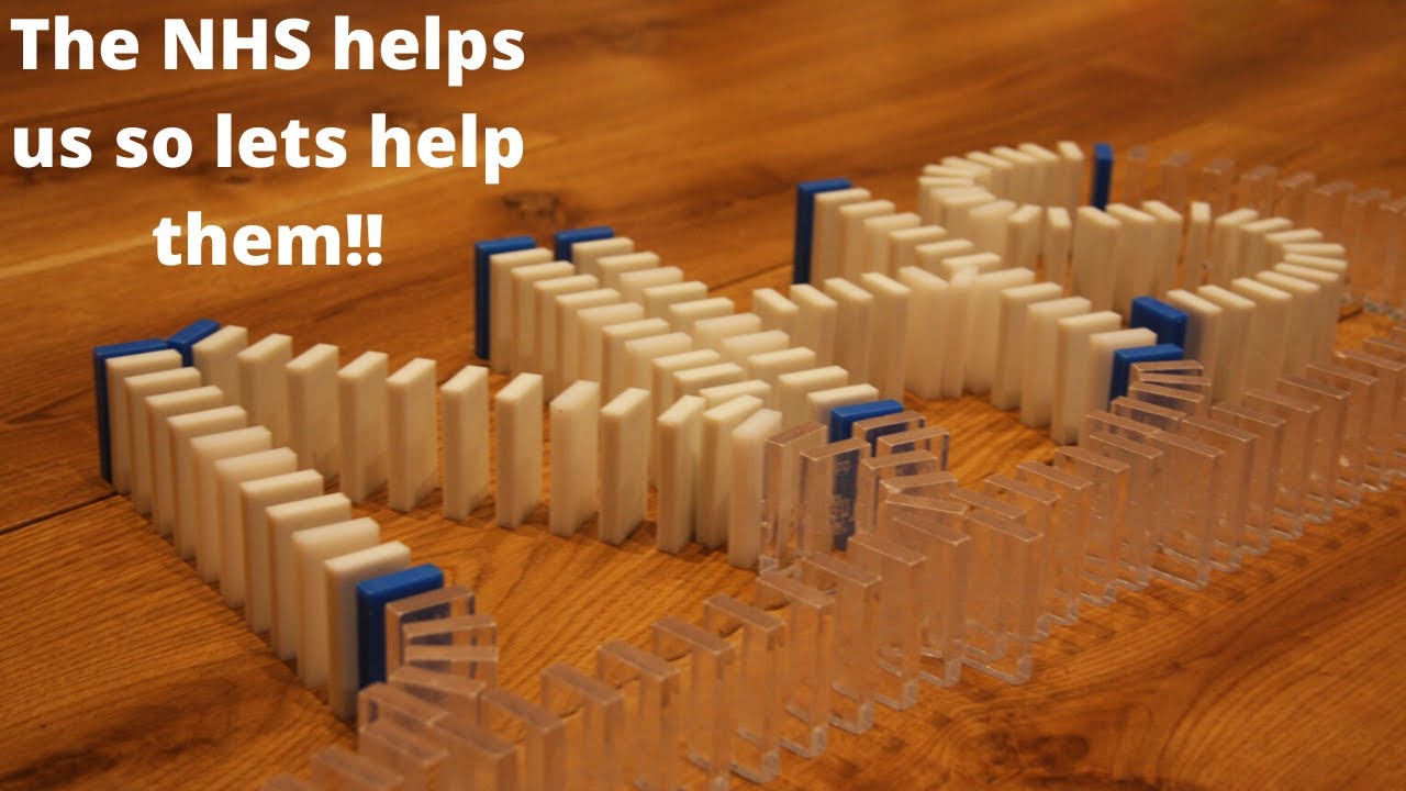 The NHS Helps Us So Let's Help Them StayHomeSaveLives The Dominoes