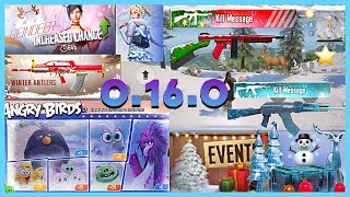 0.16.0 Update: Winter Festival, RageGear, Glacier AKM & Candy Cane Thompson, Angry Birds PUBG Mobile screenshot 2